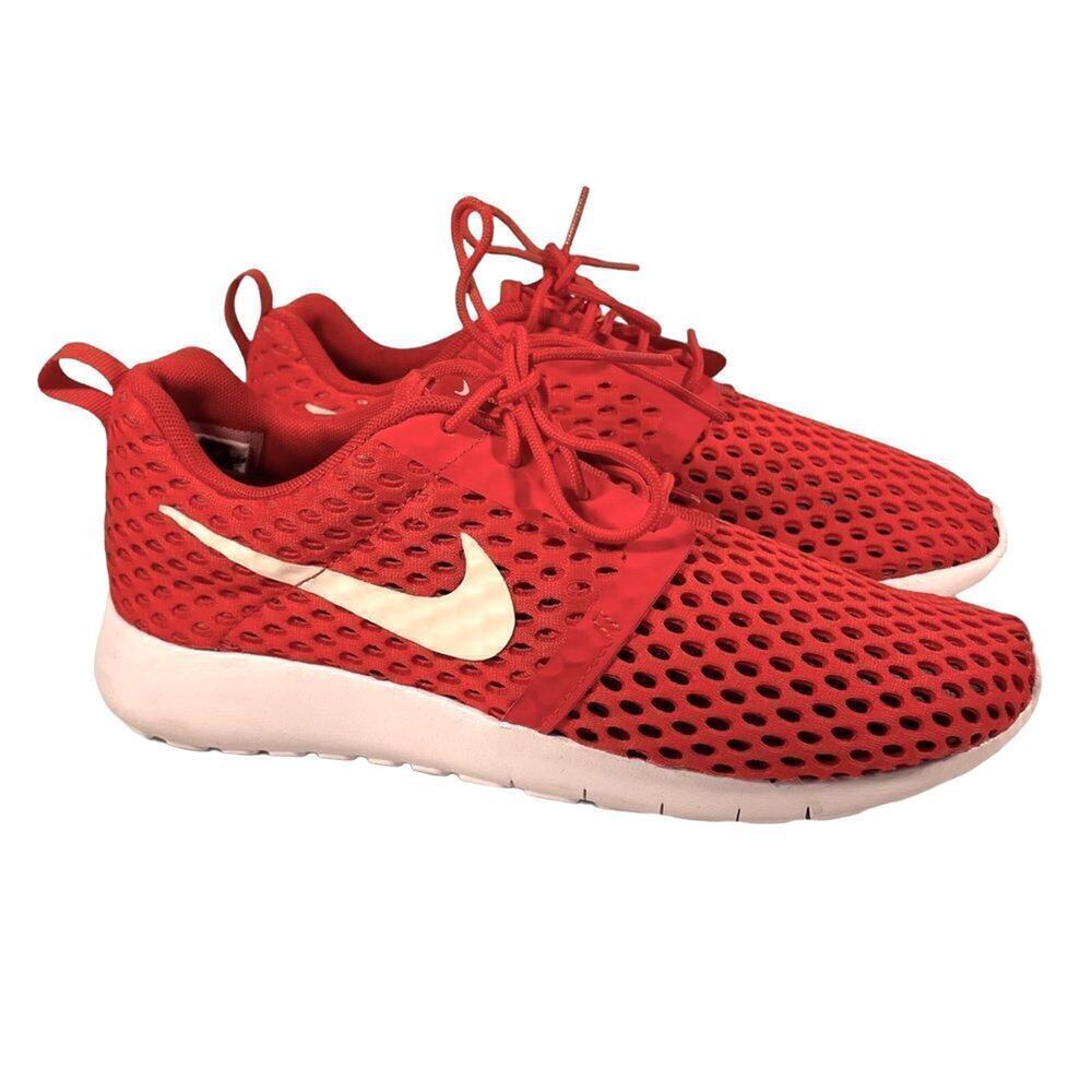 Nike Roshe One Flight Weight Women’s University Red Sneaker SZ 7.5